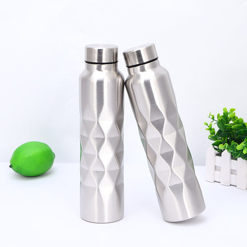Outdoor Stainless Steel Sport Water Bottle - Large Capacity