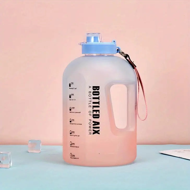 2.2L Large Capacity Gradient Sport Water Bottle